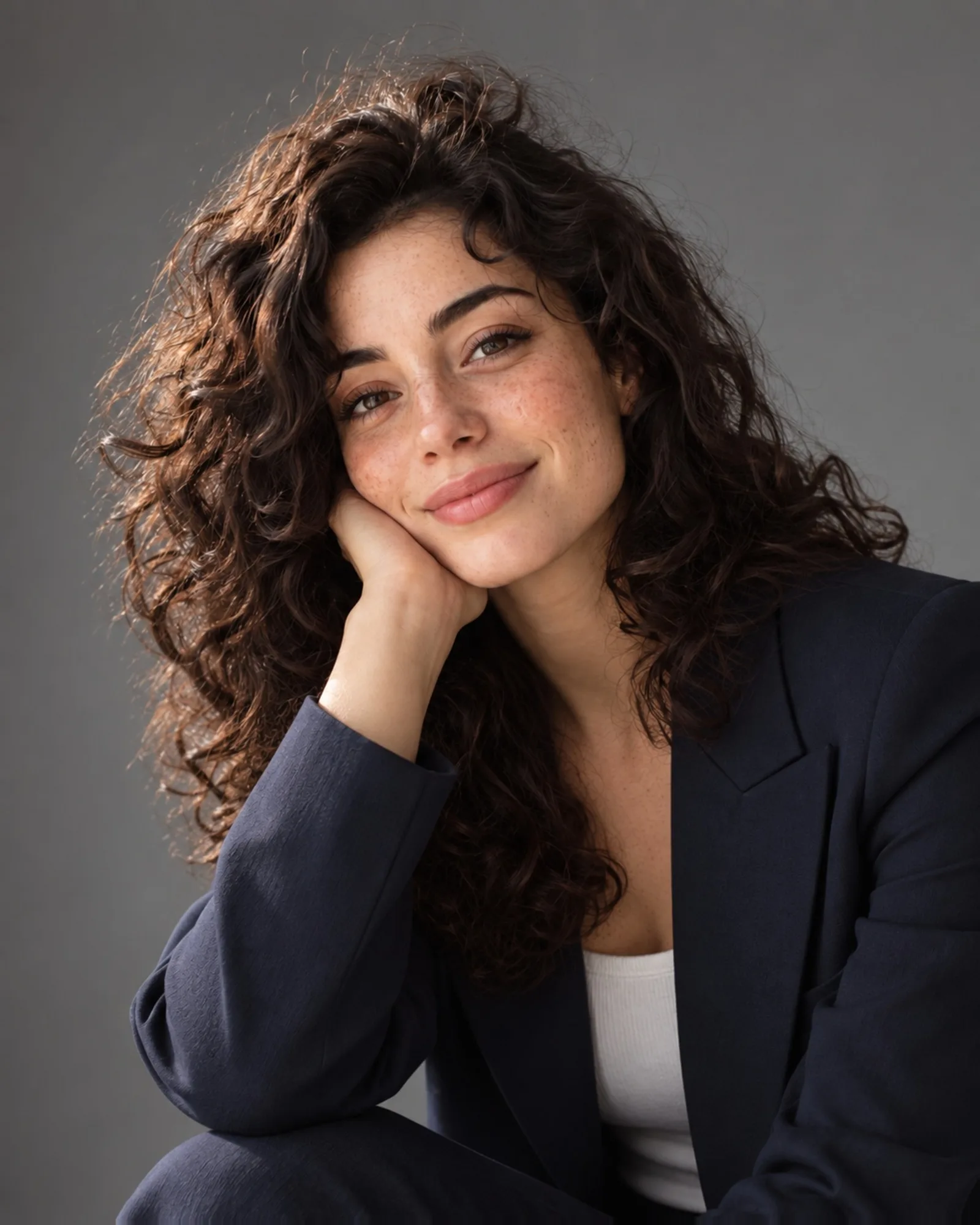 The same portrait transformed with Professional Headshots