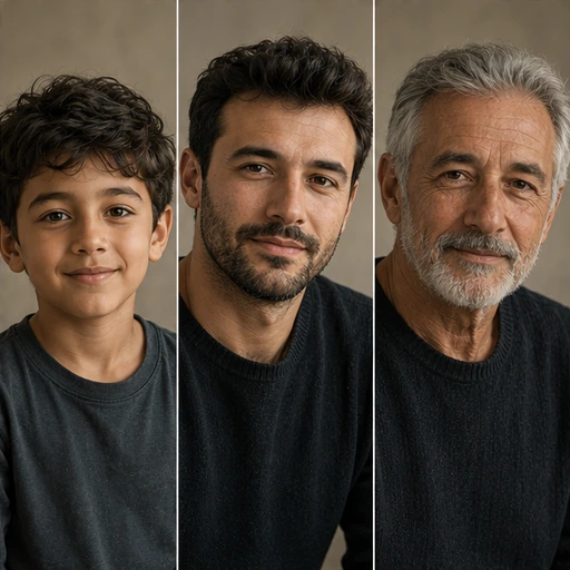 See yourself as a child, in your forties or in your eighties.