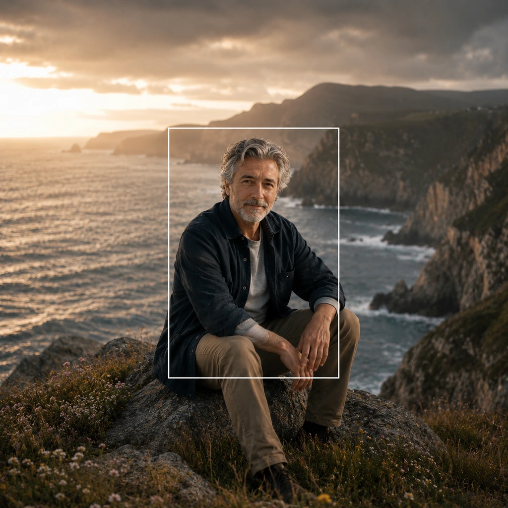 Extend your photo to any aspect ratio, seamlessly.