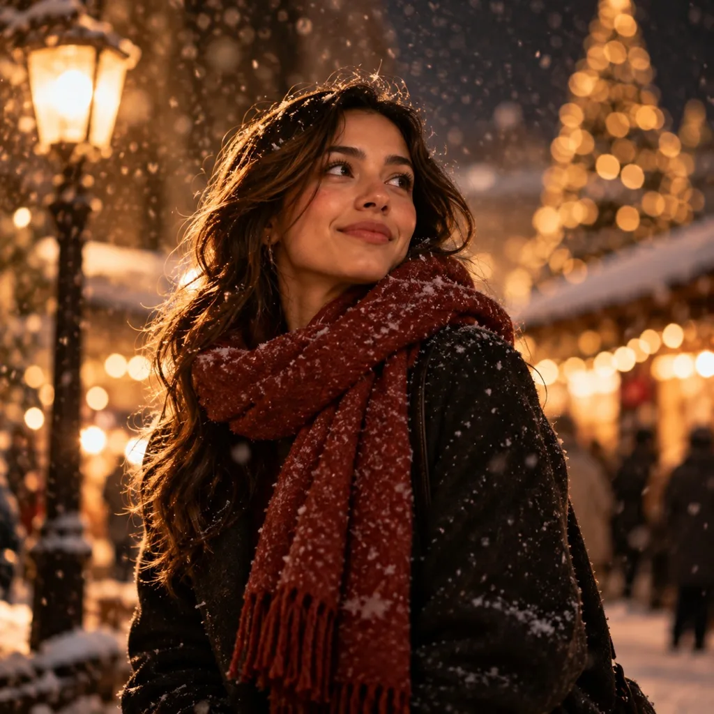 Star in your own cinematic holiday movie poster.
