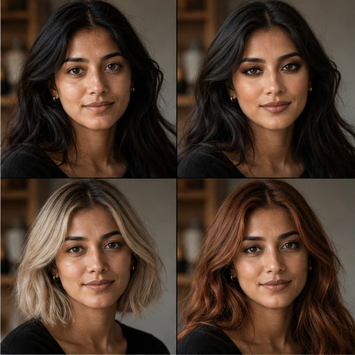 Try new haircuts, hair colours, makeup and beard styles.